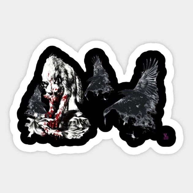 Hungry like a wolf Sticker by Viper Unconvetional Concept